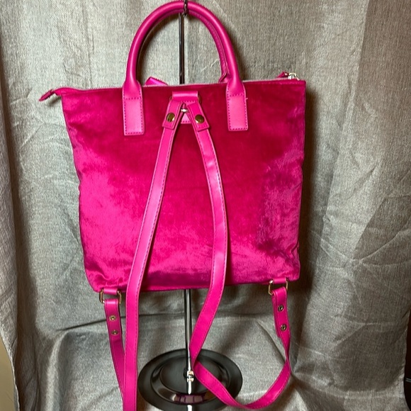 Juicy Couture PINK Velvet Backpack Shoulder bag - Picture 2 of 10